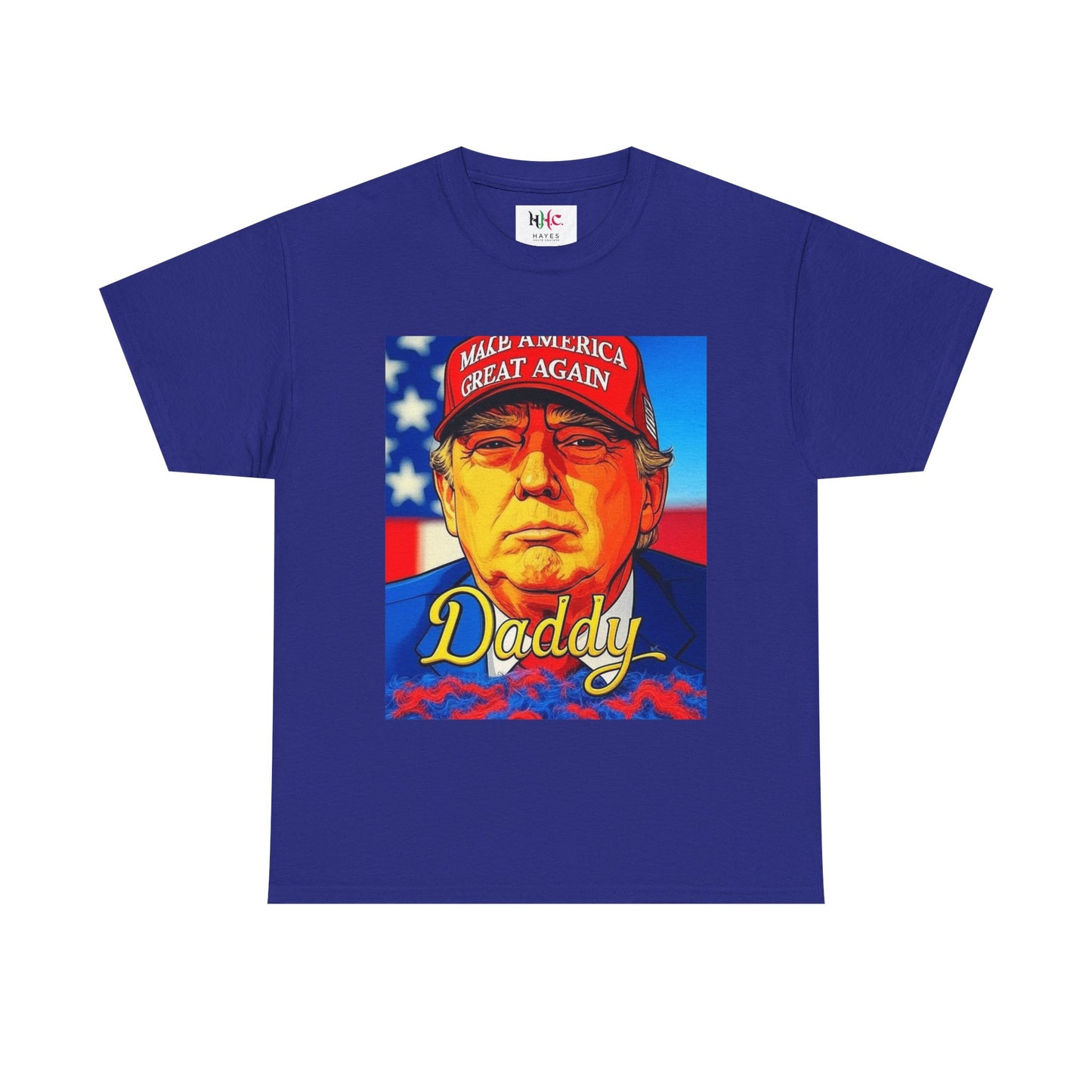 America 250 Trump Zaddy Unisex Heavy Cotton Tee by Hayes Haute Couture