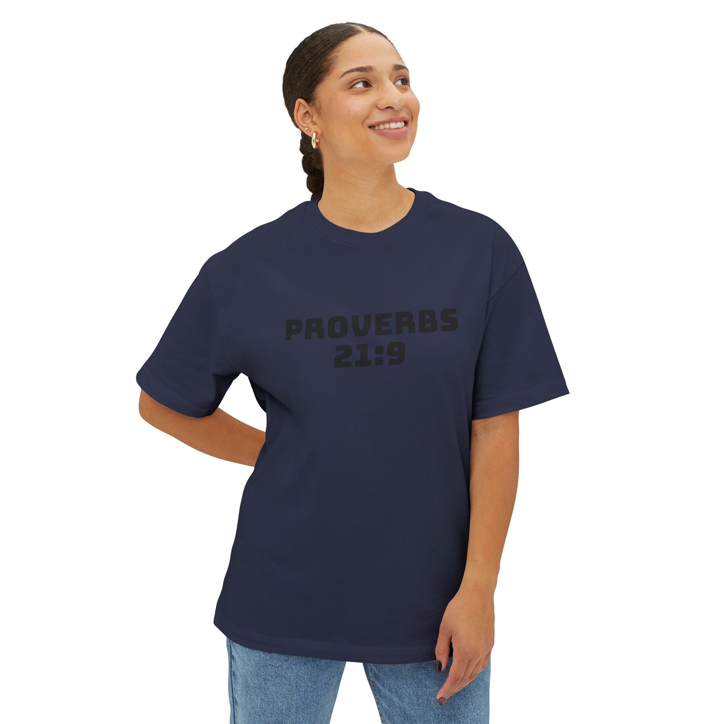 Proverbs 21:9 Women With Bad Attitudes Suck Oversized Tee Shirt, Unisex Box Tee, Graphic Tee, Inspirational Shirt,