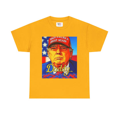 America 250 Trump Zaddy Unisex Heavy Cotton Tee by Hayes Haute Couture