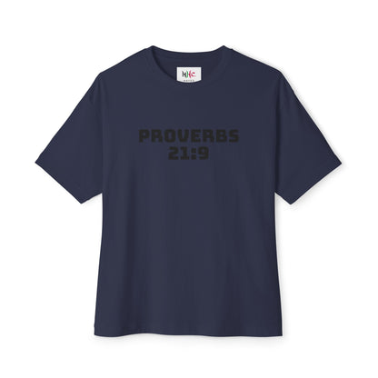Proverbs 21:9 Women With Bad Attitudes Suck Oversized Tee Shirt, Unisex Box Tee, Graphic Tee, Inspirational Shirt,