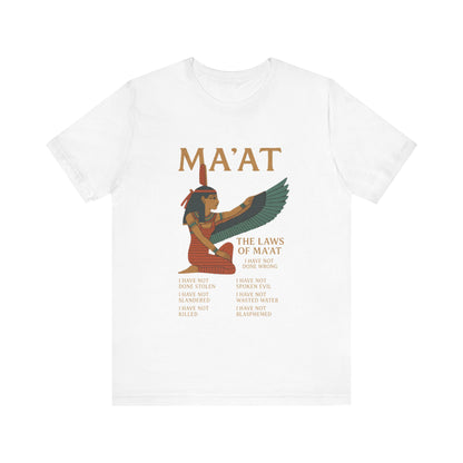 Egyptian Ma'at Symbol Tee, Ancient Egypt Shirt, Pharaoh History Top, Law of Ma'at T-Shirt, Egyptian Hieroglyphic Apparel