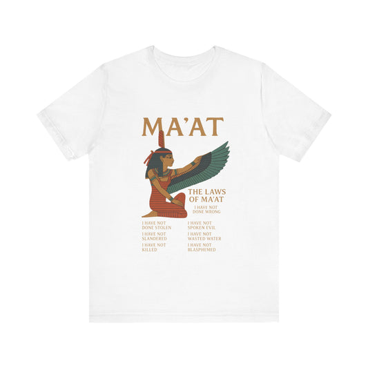 Egyptian Ma'at Symbol Tee, Ancient Egypt Shirt, Pharaoh History Top, Law of Ma'at T-Shirt, Egyptian Hieroglyphic Apparel