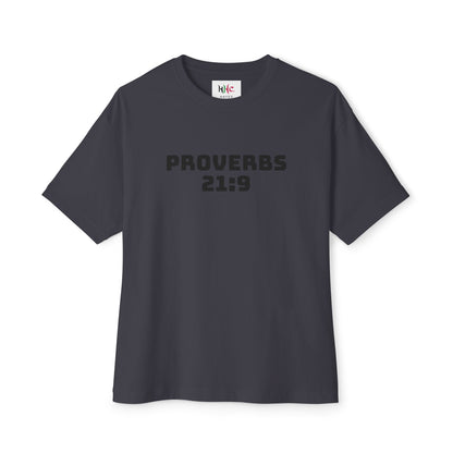 Proverbs 21:9 Women With Bad Attitudes Suck Oversized Tee Shirt, Unisex Box Tee, Graphic Tee, Inspirational Shirt,