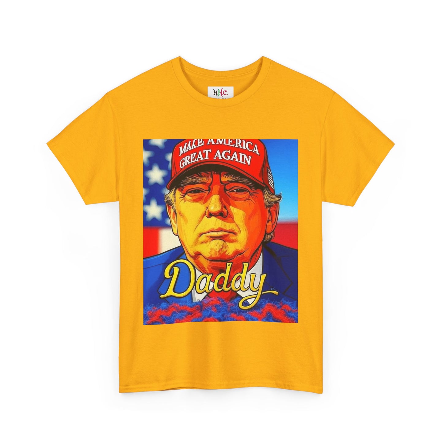 America 250 Trump Zaddy Unisex Heavy Cotton Tee by Hayes Haute Couture