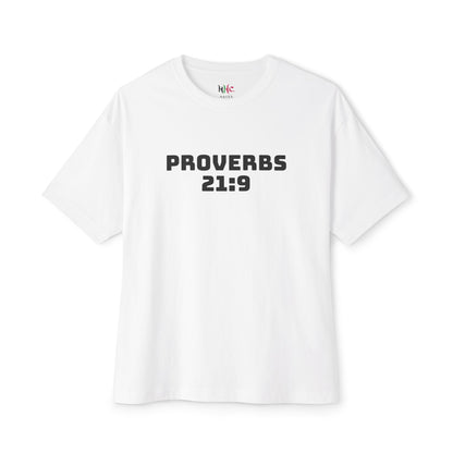 Proverbs 21:9 Women With Bad Attitudes Suck Oversized Tee Shirt, Unisex Box Tee, Graphic Tee, Inspirational Shirt,