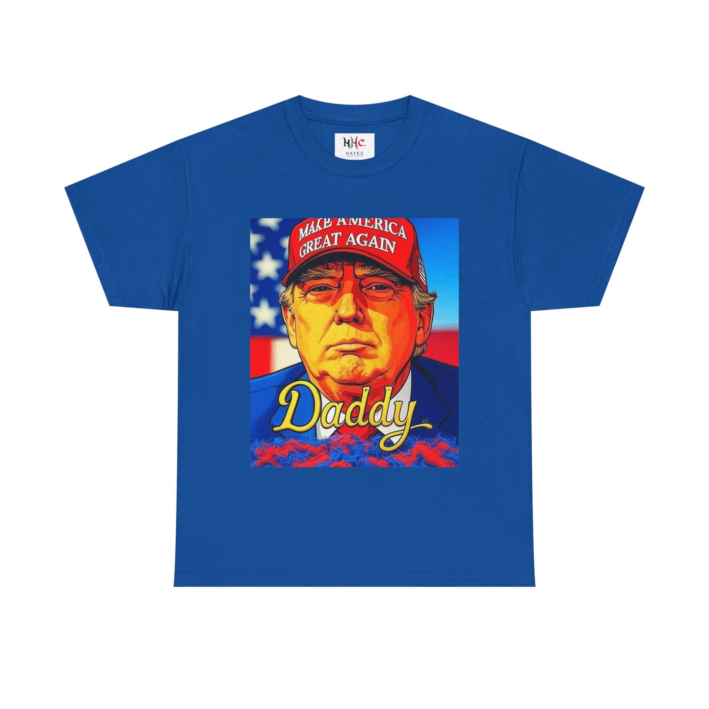 America 250 Trump Zaddy Unisex Heavy Cotton Tee by Hayes Haute Couture