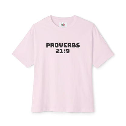 Proverbs 21:9 Women With Bad Attitudes Suck Oversized Tee Shirt, Unisex Box Tee, Graphic Tee, Inspirational Shirt,