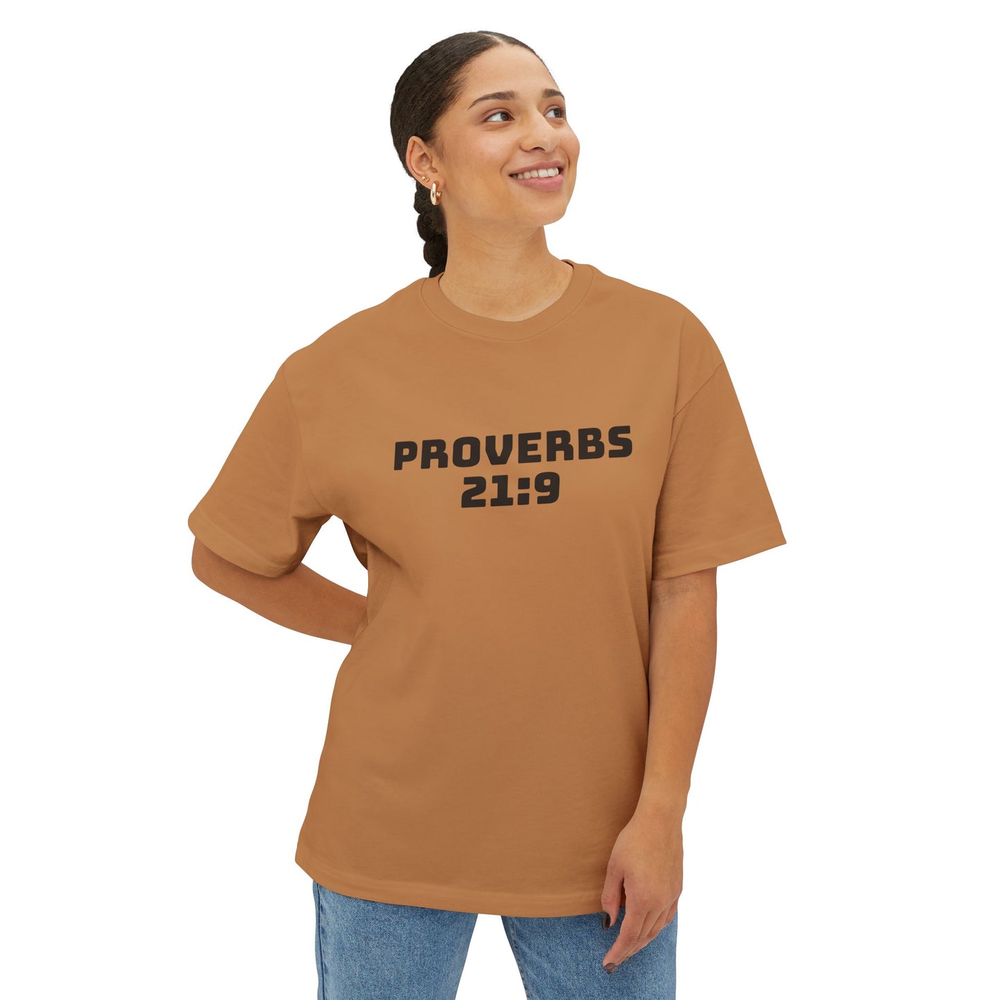 Proverbs 21:9 Women With Bad Attitudes Suck Oversized Tee Shirt, Unisex Box Tee, Graphic Tee, Inspirational Shirt,